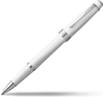 Cross Bailey Light Polished Blue Resin Rollerball Pen - Professional Pen for Effortless Writing - Journaling, Note-Taking & More - Black Ink - Easy Handling - Includes Gift Box