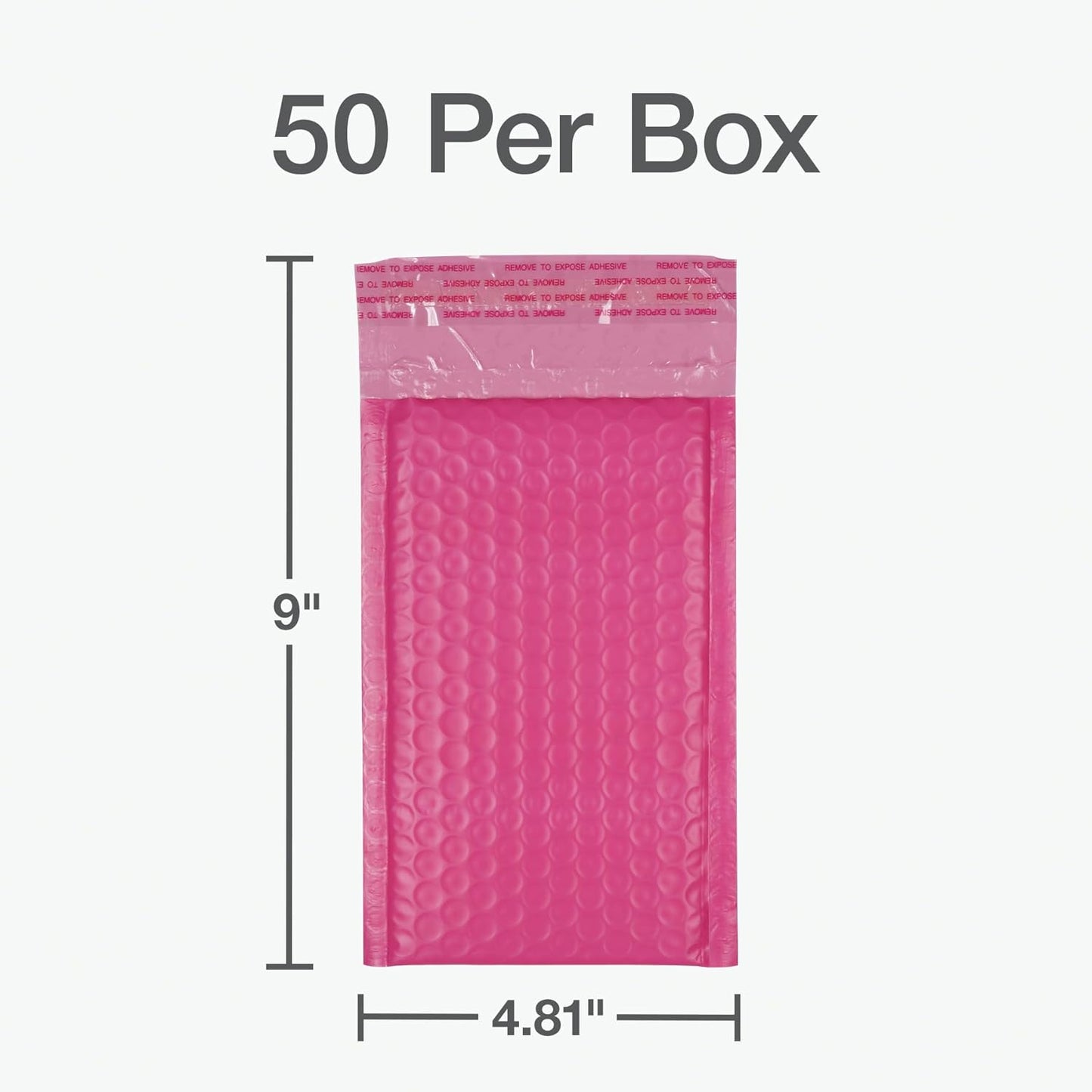 Quality Park Bubble Mailers, 6 x 9 Inch, White Poly Mailers, Padded Envelopes, Shipping Envelopes, Water Resistant, Self Seal, 50 Per Box (QUA85856), Plastic