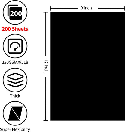 OcePor 100 Sheets White Cardstock 8.5” x 11”, 92lb/250gsm Card Stock, Thick Card Stock Paper, Heavy Cardstock Paper for Printer, Resume, Scrapbooks, Art, Crafts, Business Cards