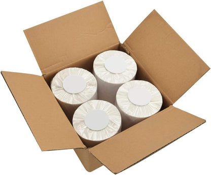 9527 Product Fanfold 4 x 6 Direct Thermal Labels White Perforated Shipping Labels, 500pcs per Stack,1 Stack