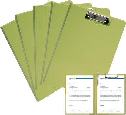 Clipboard Folder, A4 Foldable Clipboards with Pocket, File Cover Office Folder Clipboard, 360 Degree Foldable Storage Clipboards for Office, School or Medical Field, Blue