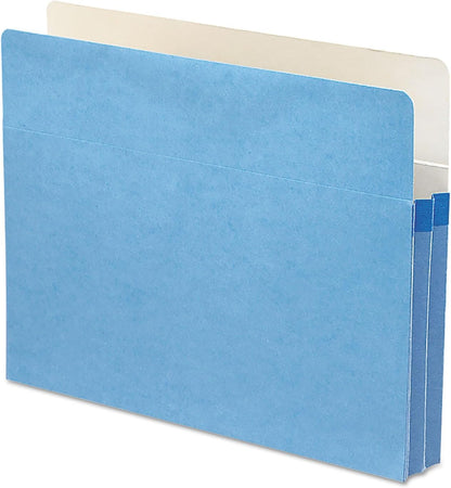 Smead File Pocket, Straight-Cut Tab, 1-3/4" Expansion, Letter Size, Redrope, 25 per Box (73214)