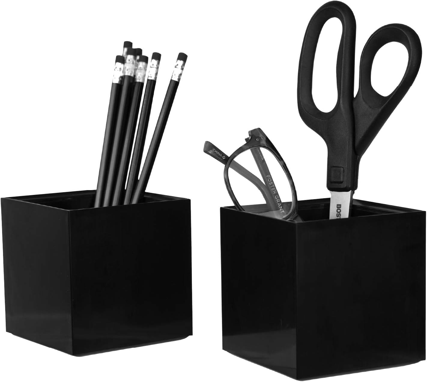 Bostitch Office Konnect Desk Organizer Accessory Tray, Stacks for Desktop Storage, Black
