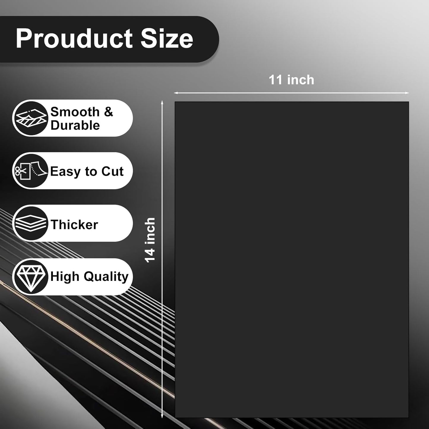 50 Pack White Poster Boards, 11"x14" White Poster Paper Heavyweight Poster Board Bulk Blank Poster Board for Art Display Board,Classroom Use,School Craft Project,Presentation Drawing