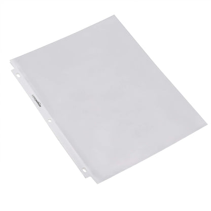 Amazon Basics Heavy Duty Sheet Protectors for 3 Ring Binder, Top Loading, Clear Plastic, 8.5 x 11 inch, 500-Pack