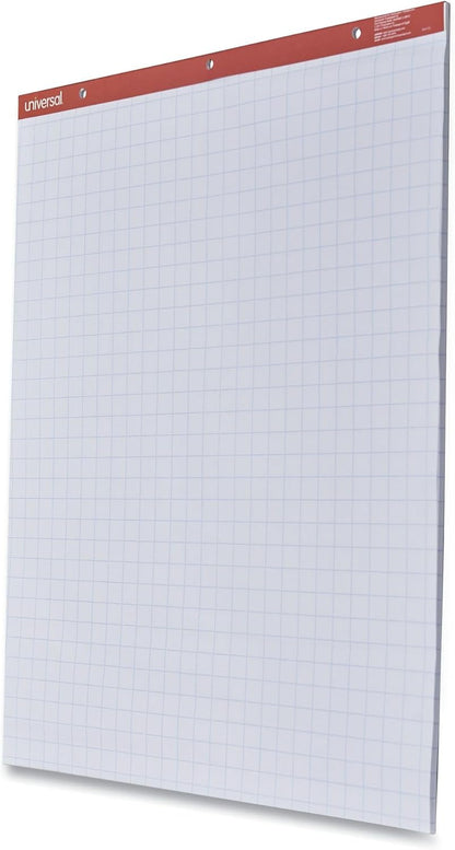 Universal 35602 Recycled Easel Pads, Quadrille Rule, 27 x 34, White, 50 Sheet (Case of 2 Pads)
