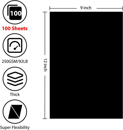 OcePor 100 Sheets White Cardstock 8.5” x 11”, 92lb/250gsm Card Stock, Thick Card Stock Paper, Heavy Cardstock Paper for Printer, Resume, Scrapbooks, Art, Crafts, Business Cards