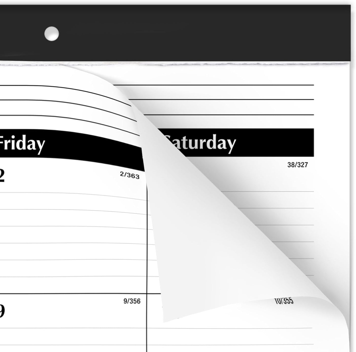 AT-A-GLANCE 2026 Desk Calendar, Desk Pad, Monthly, 21-3/4" x 17", Large, Ruled Blocks, 3 Pack (AZSK240026), White