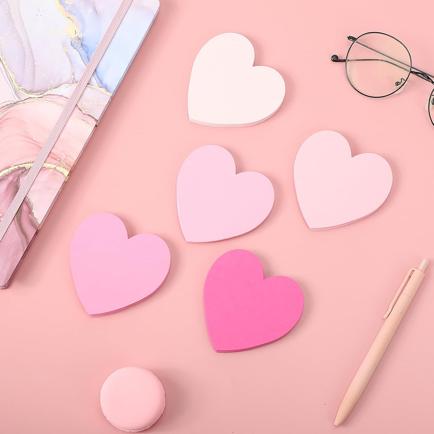 300 Pcs Index Card Heart Shaped Note Cards Blank Index Cards 3x3 Pink Note Cards Colors Study Cards Blank Business Cards Colorful Cardstock Greeting Cards For School Learning Office Game
