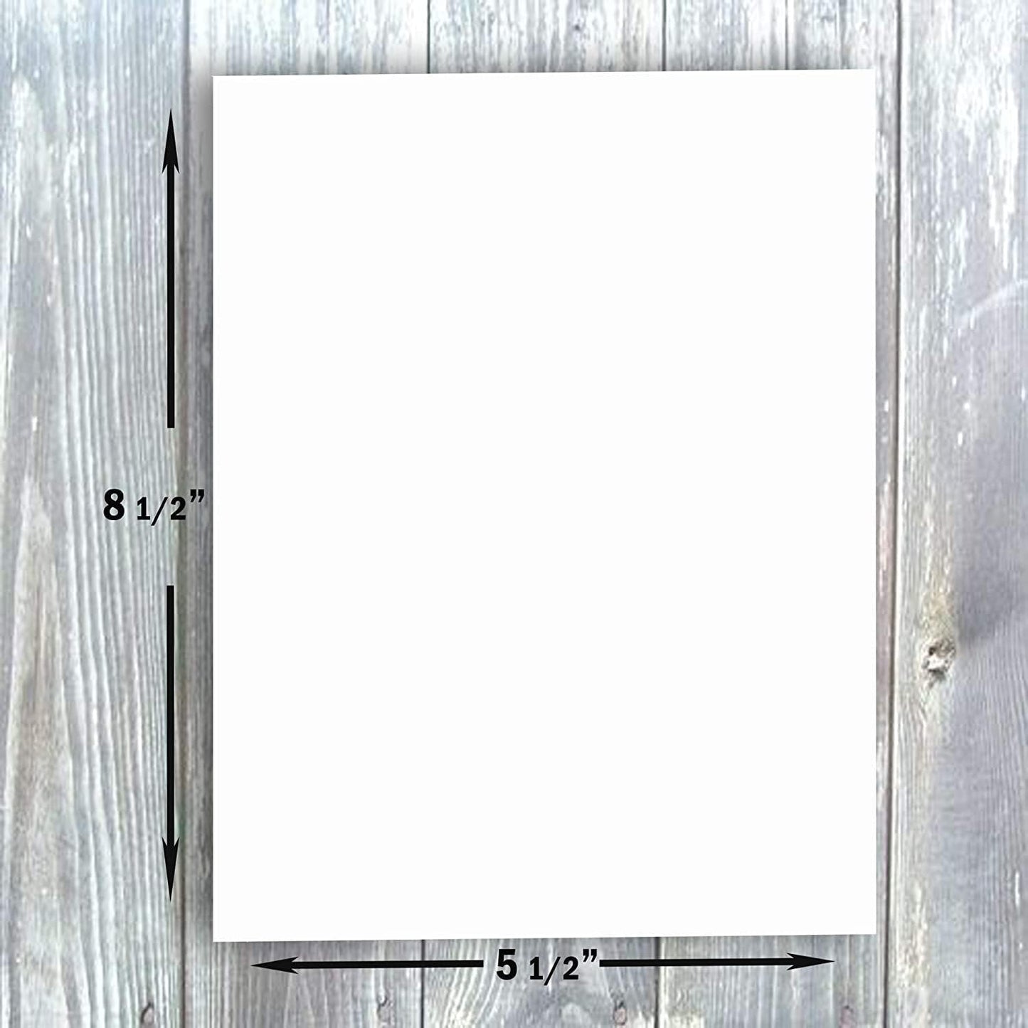 Hamilco Blank Index Cards 6" x 9" Card Stock 65lb Cover White Cardstock Paper - 100 Pack
