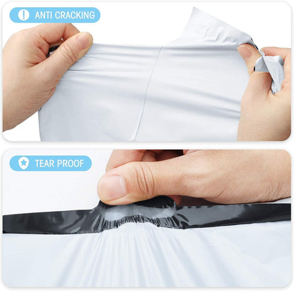 Fuxury Poly Mailers 14.5x19 Inch 50pc Shipping Bags for Small Business Mailing Envelopes for Clothing,Self Seal Shipping Envelopes Waterproof Poly bags Durable Packaging Bags Light Pink