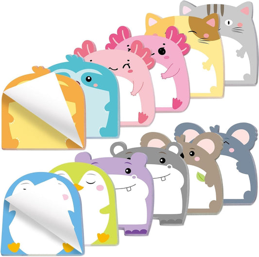 Fancy Land 24 Pads Cute Sticky Notes Animal Sticky Notes for Teachers Classrooms 720 Sheets Memo Pads Teacher Appreciation Nurse End of Year Graduation Gift Home Office School Supplies