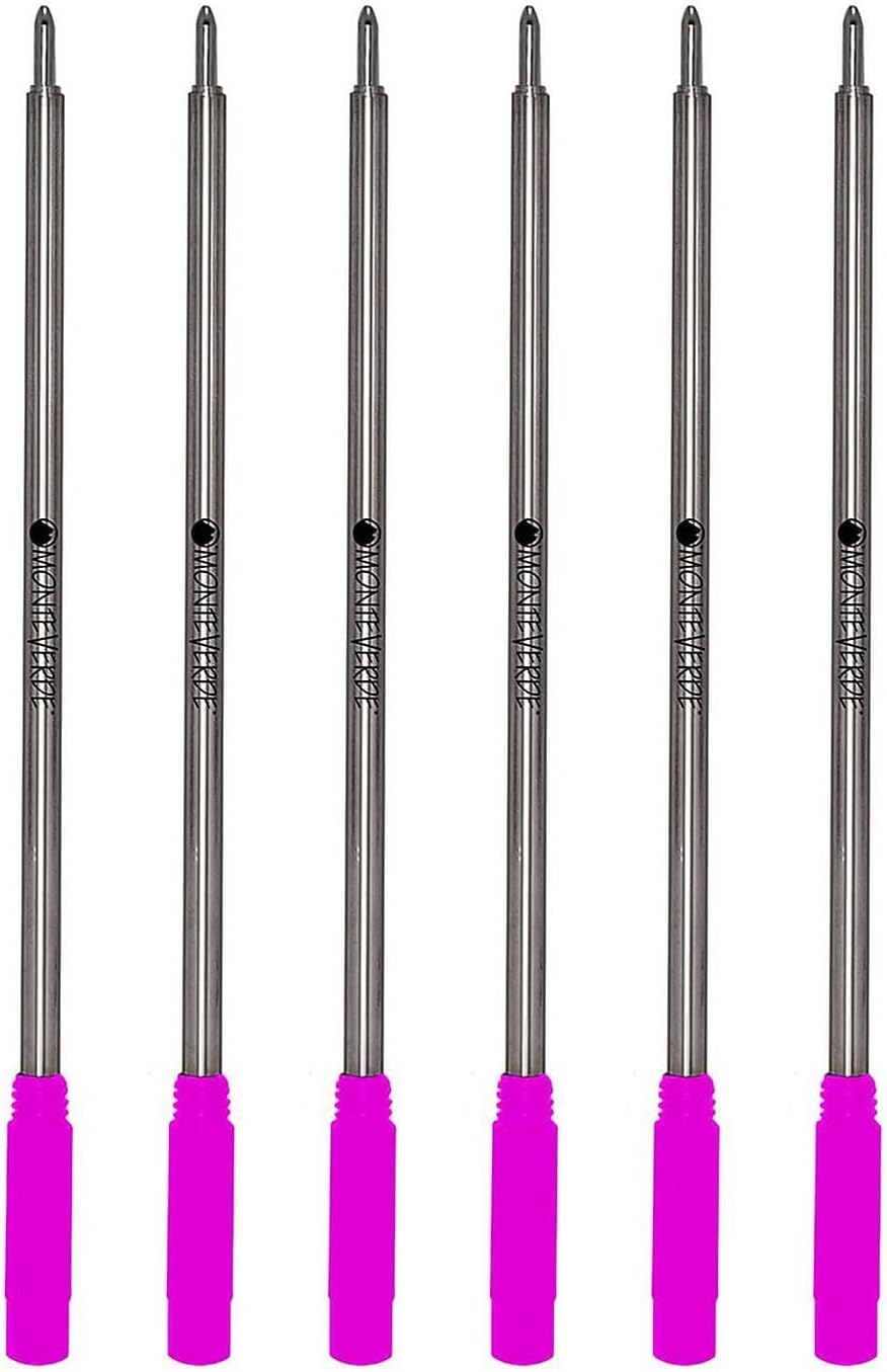 Monteverde USA Soft Ballpoint Refills to Fit Cross Pens, Medium Point, Green Ink, 2-Pack – Bold and Smooth Writing Solution