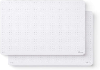 Notsu Graph Notepads 11 x 17 inch | Large Graphing Double Sided Drafting Pads with 1/4" Quad Grid Premium Thick Paper 120gsm