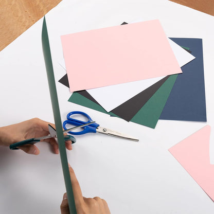 30 sheets Cardstock Paper 8 1/2 x 11 Inches for Crafts and Invitations (White/Red/Blue)