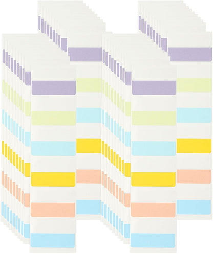 PATIKIL Clear Index Sticky Tabs, 240 Pcs Large Transparent Sticky Notes Bookmarks Planner Stickers Page Tabs for Office Notebooks File Folder Ledger Book, Gradient Purple