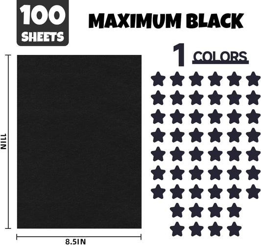 100 Sheets 8.5 x 11 Colored Cardstock,Assorted Colored Cardstock 50 Colors 180GSM/65LB Multicolor Construction Paper for DIY Crafts, School Supplies,Party Decorations (Mix color 100Pcs)