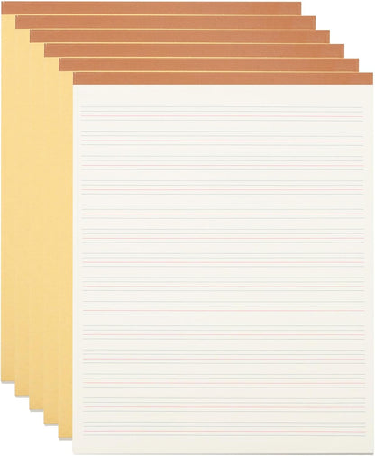 M&G 7x10 Note Pads, 6 Pack B5 Legal Pads 70 Sheets Notepads Writing Pad College Ruled Lined Memo Paper Tablet for Work Writing Note Taking
