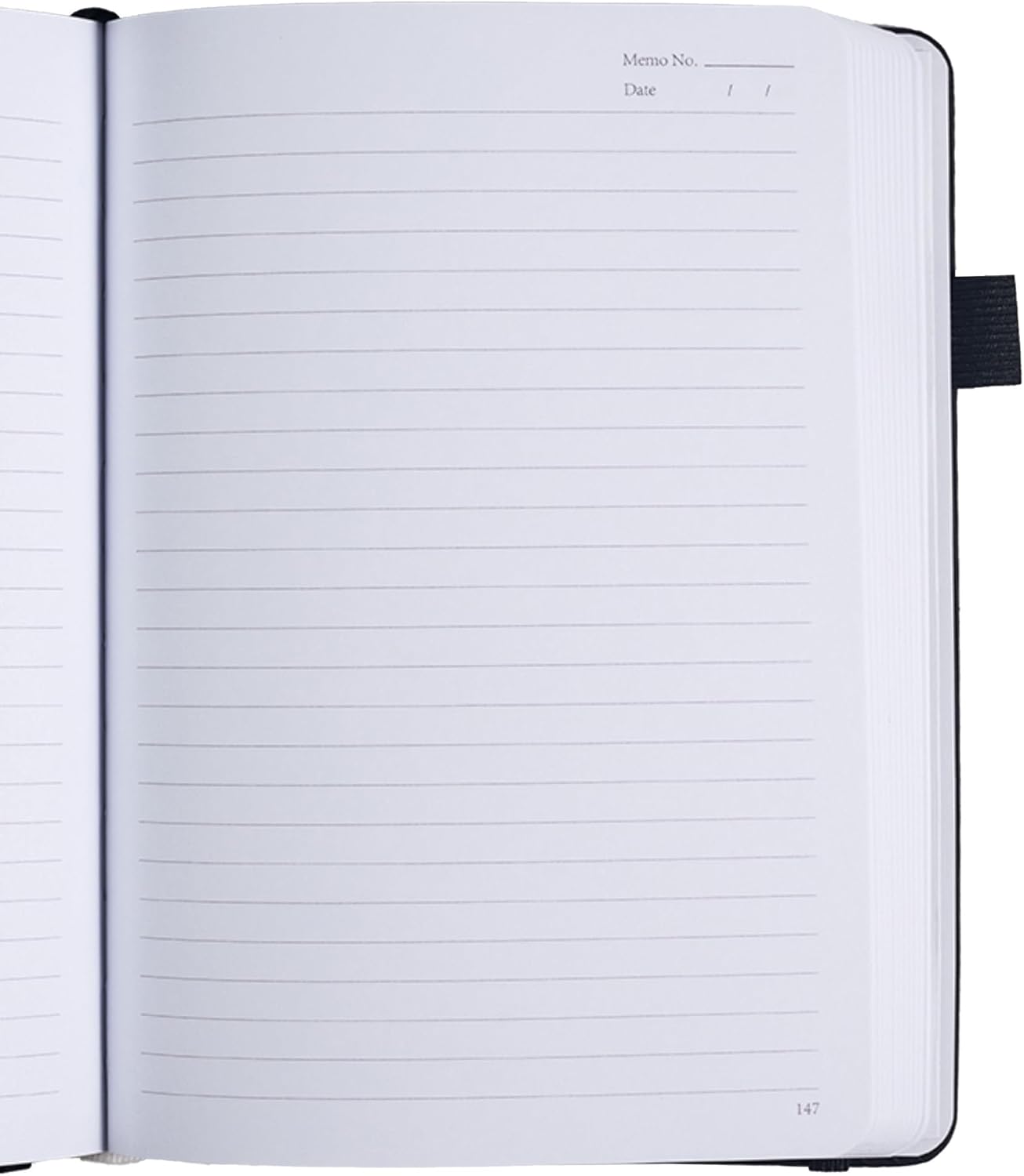 TIEFOSSI Lined Notebook, 100gsm Thick Paper, Hardcover College Ruled Journals for Women Men, 320 Numbered pages, for Travel, School and Office Use