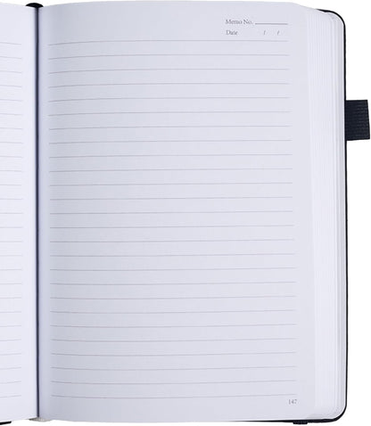TIEFOSSI Lined Notebook, 100gsm Thick Paper, Hardcover College Ruled Journals for Women Men, 320 Numbered pages, for Travel, School and Office Use