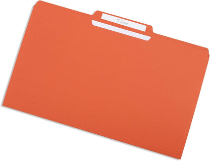 Blue Summit Supplies Blue Legal File Folders, Legal Size, 1/3 Cut Tab, Great for Organizing and Easy File Storage, File Folders 100 Count