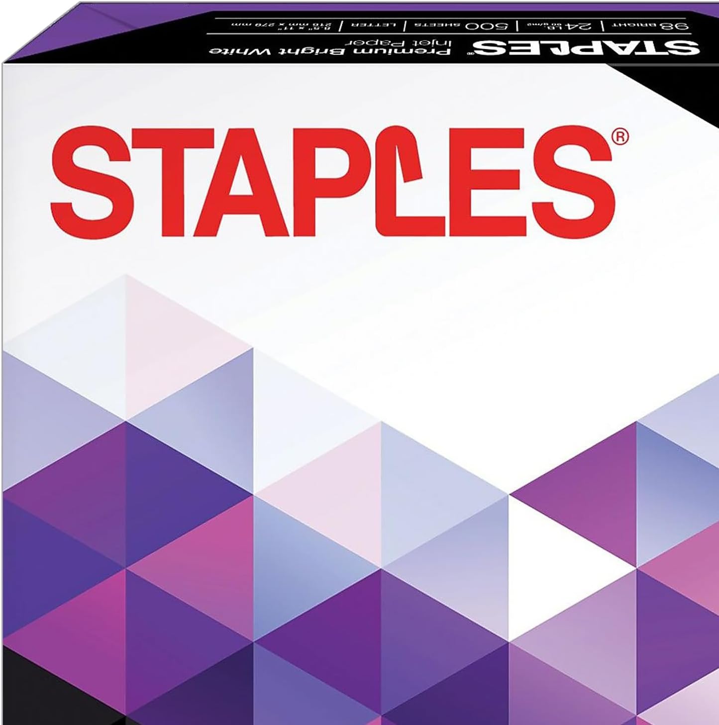Staples Premium 8.5-Inch X 11-Inch Multipurpose Paper 24 Lbs. 98 Bright 500/Ream