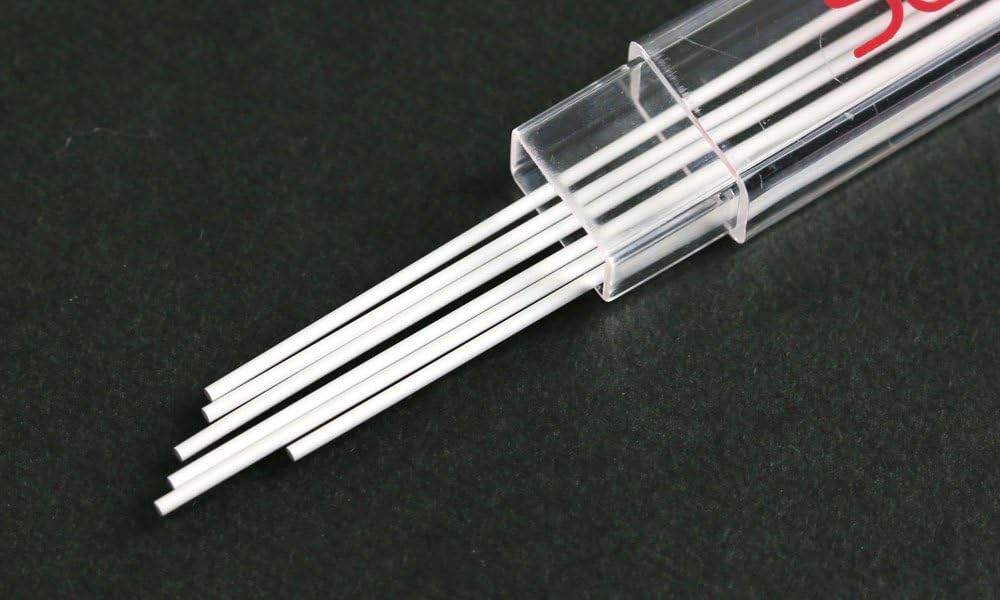 Sewline Lead Refill White – 6-Pack Ceramic Fabric Pencil Leads for Trio Mechanical Pencils