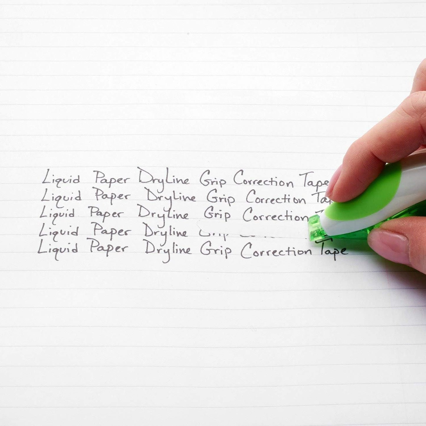 Paper Mate Liquid Paper DryLine Grip Correction Tape | Assorted Colours | Box of 12