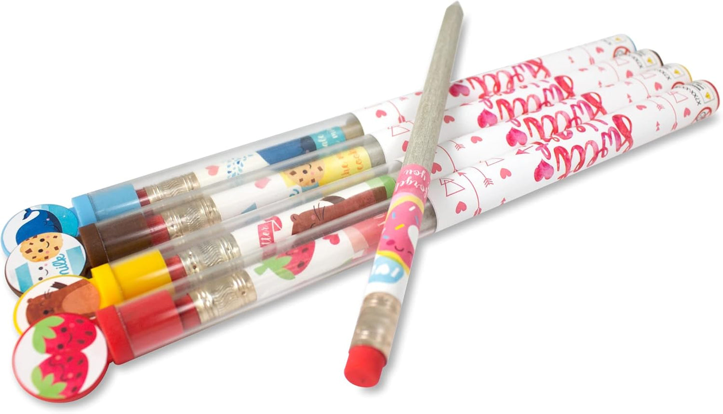Spring Smencils - HB #2 Scented Pencils, 5 Count, Gifts for Kids, School Supplies, Classroom Rewards, Easter basket stuffers