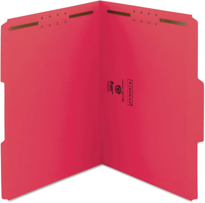 Pendaflex Fastener Folders, 2 Fasteners, Letter Size, Green, 1/3 Cut Tabs in Left, Right, Center Positions, 50 per Box (22140GW)