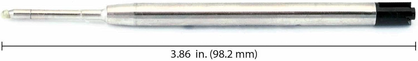 Monteverde Soft Roll Ballpoint Pen Refills to Fit Parker-Style Pens, Medium Point, Brown, 2-Pack, Smooth Writing Technology for Parker, Conklin, Schmidt, and More