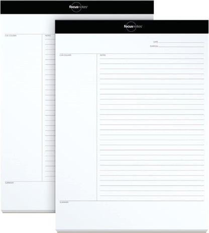 Oxford 8-1/2 x 11-3/4 Inches, Cornell Rule Legal Ruled Writing Pad (77104) ,50 sheets per pad; pack of 2 pads