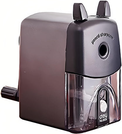 Desk Pencil Sharpener Manual Cute Rabbit Fast Sharpen Heavy Duty for Colored Pencils School Office Classroom Artists