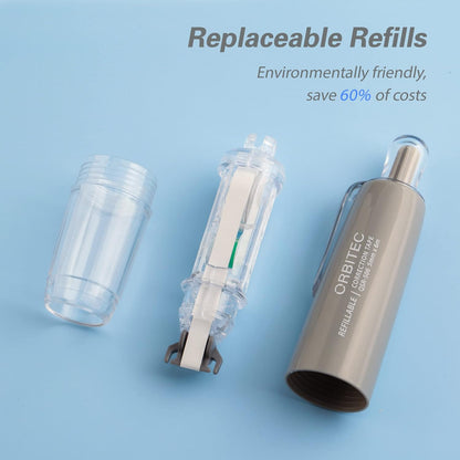 Refillable Retractable White Correction Tape, Mini Small Japan Aesthetic Cute Correction Tape Pen, with Easy to Refill Pen Applicator,for Kawaii School Office Supplies