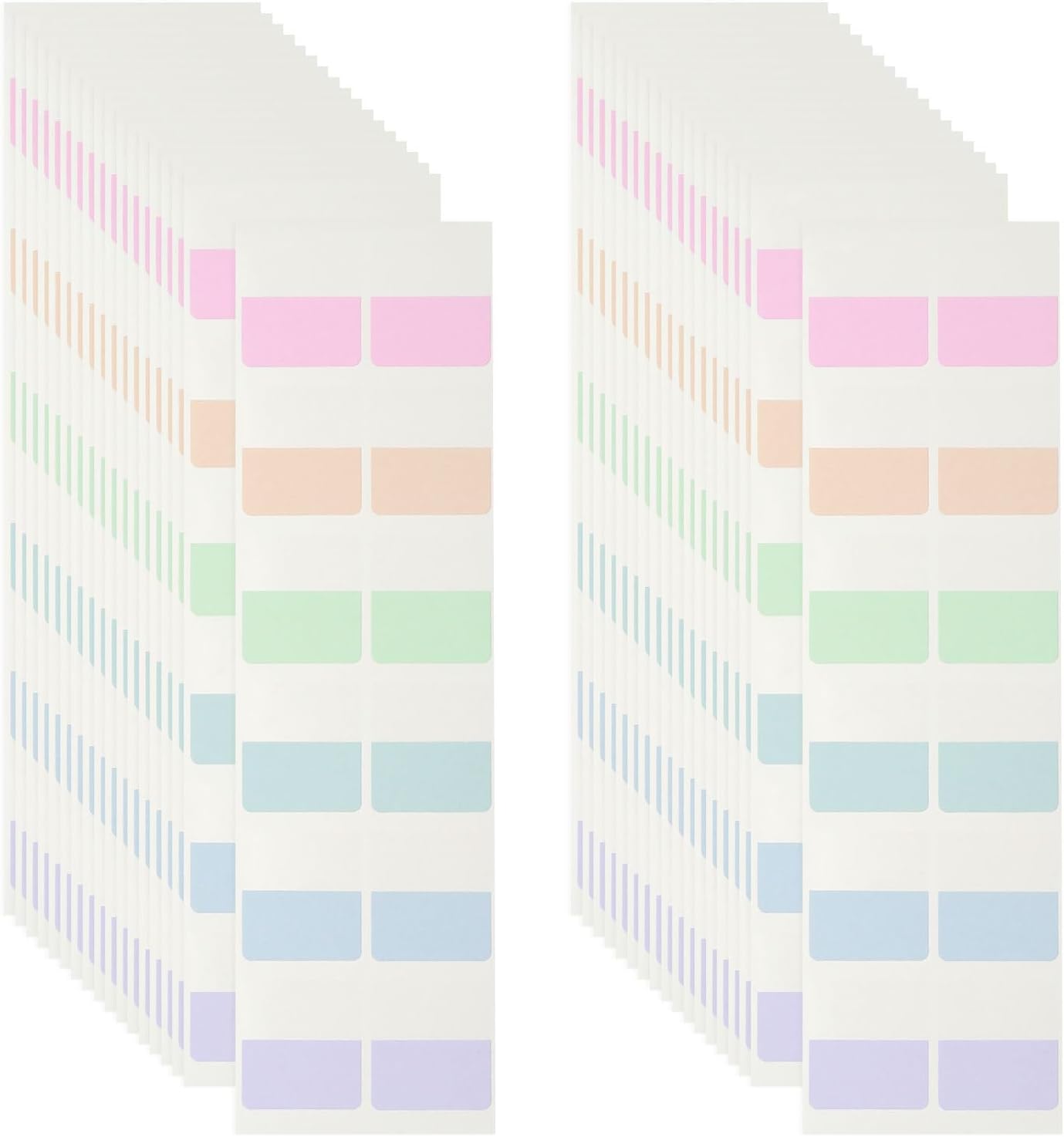 PATIKIL Clear Index Sticky Tabs, 240 Pcs Large Transparent Sticky Notes Bookmarks Planner Stickers Page Tabs for Office Notebooks File Folder Ledger Book, Gradient Purple