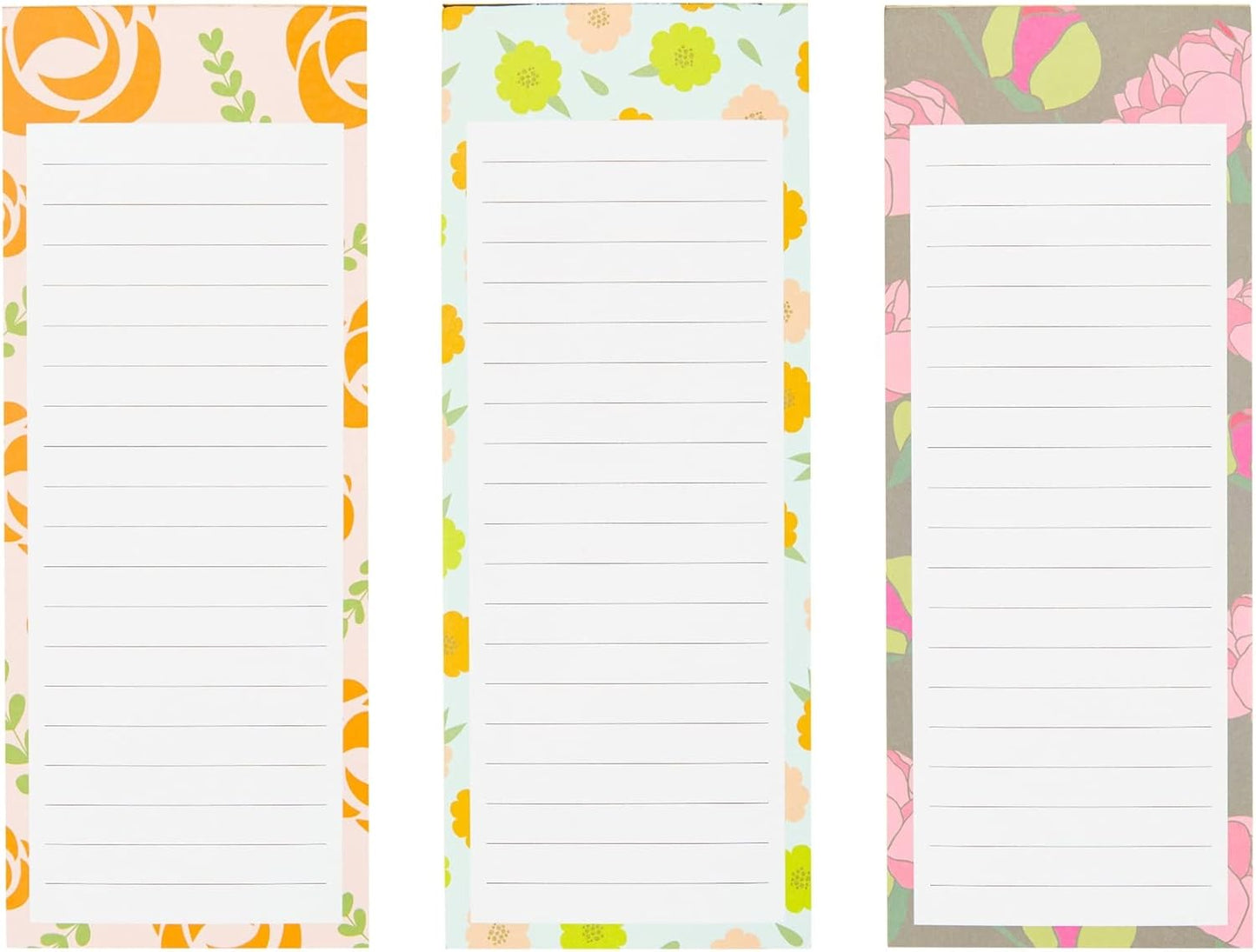 Juvale 6-Pack Magnetic Grocery List Pad for Fridge- Cute Shopping List Paper Note Pads for Refrigerator, To-Do Memos (6 Fruit Designs, 60 Sheets Each)