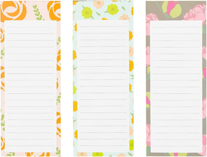 Juvale 6-Pack Magnetic Grocery List Pad for Fridge- Cute Shopping List Paper Note Pads for Refrigerator, To-Do Memos (6 Fruit Designs, 60 Sheets Each)