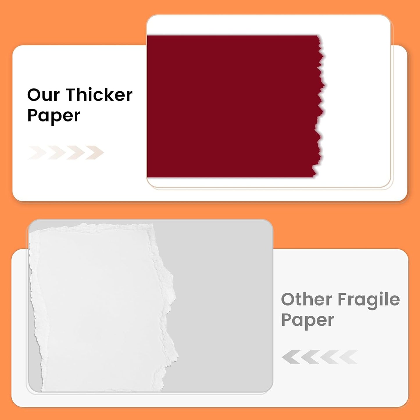 160 Sheets White Cardstock 8.5 x 11 Heavyweight Weight 200gsm Card Stock Paper for Printing, Crafts, Invitations | Smooth Printer Cardstock Paper | Bulk Construction Paper DIY & Professional Use