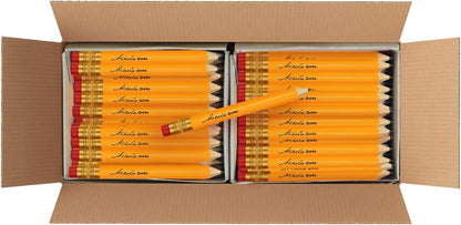 Mini Golf Pencils Without Erasers - 96 Count - Classic Pre-Sharpened #2 HB American Pew Pencils Standard Hex Shaped Bulk Pack