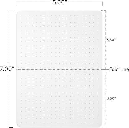 Notsu Dotted Index Cards 3x5 inch (Pack of 50) | Bullet Dot Grid Vertical Index Note Cards, Thick Paper Stock 350 gsm