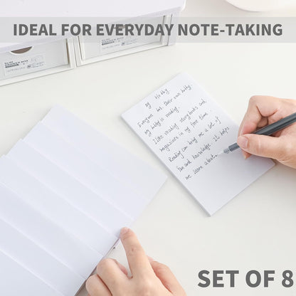 QiCheng Note Pads Memo Pads Small Notepad 50 Sheets 4X6 note pad Scratch Pads for Writing Blank Scratch Pads (12)