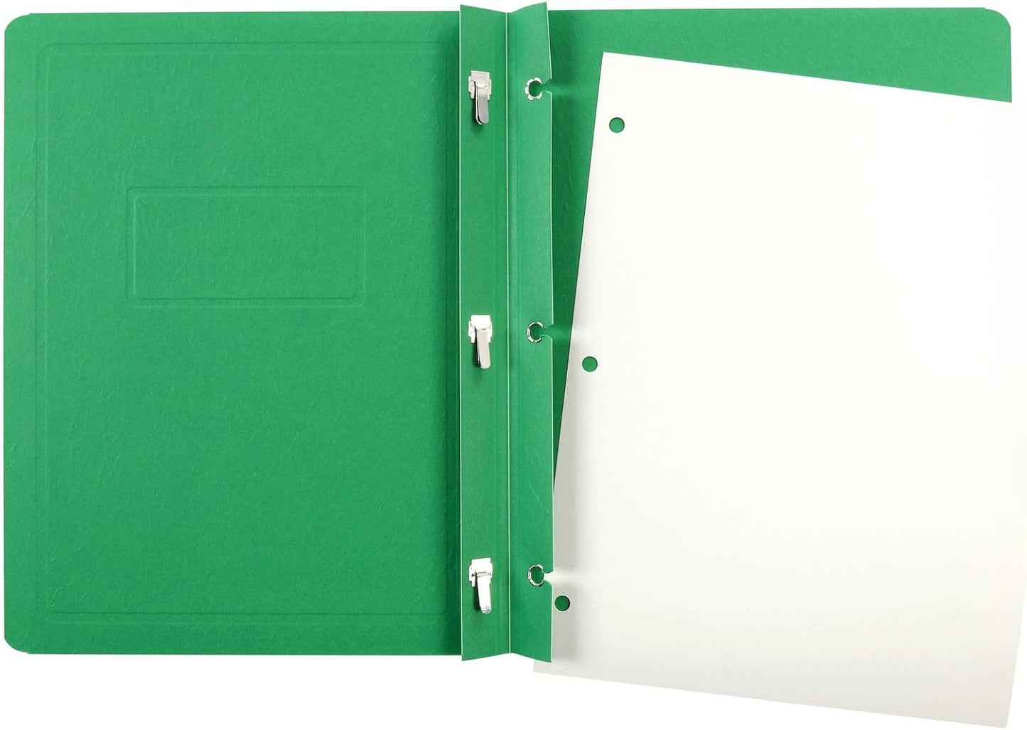 Oxford® Panel & Border Report Cover, Letter Size, Green (52503)