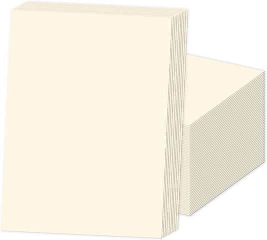 White Cardstock 8.5 x 11, White Cardstock Printer Paper 80lb 100 Sheets, GIGYES Copy Paper for Printer, Watercolor Drawing, Certificate, Invitations