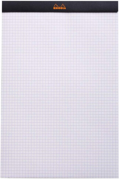 Rhodia Notepad, No18 A4, Lined - White, 8 1/4"" x 11 3/4""" (18601C)