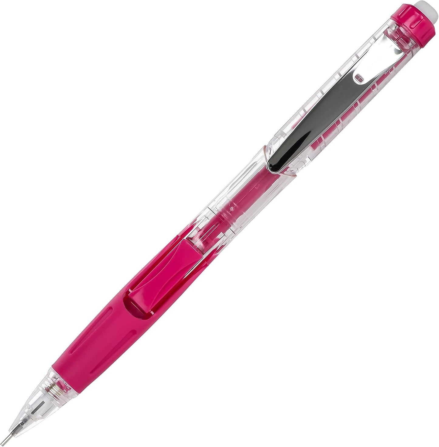 Pentel Twist Erase Click Automatic Pencil with 2 Eraser Refills and Lead, 0.9 mm, Assorted Barrels, Color May Vary, 2 Pack (PD279TLEBP2)