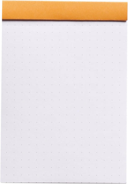 Rhodia Head Stapled Pad, No16 A5, Dot - Black