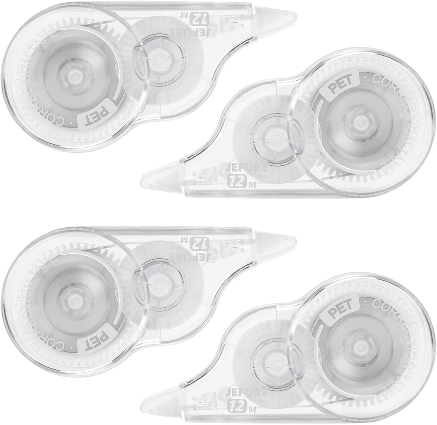 30 Pcs Correction Tape, 39.4 Ft White Wrong Out Tear-Resistant Bulk, Instant Corrections Easy To Use Applicator for School, Office, Note Taking, Journal (Tape Width 0.2 in, Clear)