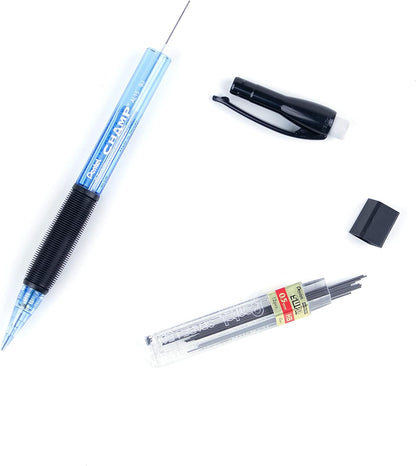Champ Pentel Mechanical Pencil, 0.7 mm, Blue Barrel, Box of 12 (AL17C)