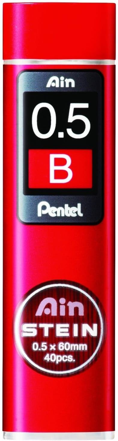 Pentel Mechanical Pencil Lead, Ain Stein, 0.5mm, 3B (C275-3B)