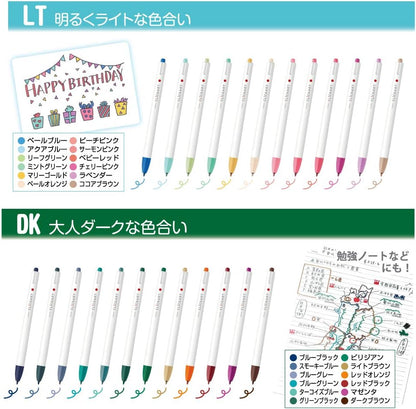 Zebra WYSS22-36C-N Clickart Water-Based Markers, 36 Colors, Case Included